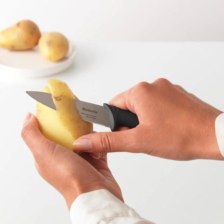 Paring Knife Brabantia Tasty+, Dark Grey, 9cm