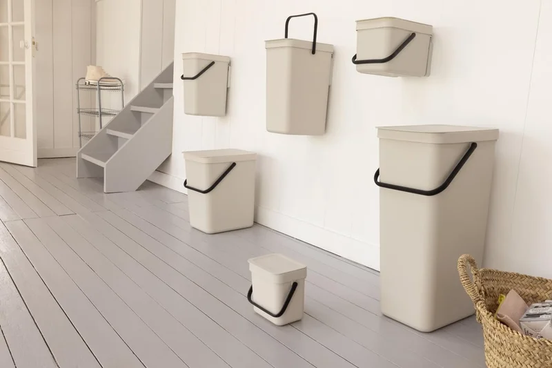 Waste Bin Separation Basket Brabantia Sort&Go 16L, Soft Beige