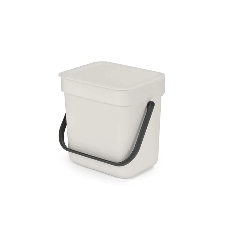 Waste Bin Brabantia Sort&Go 3L, Light Grey