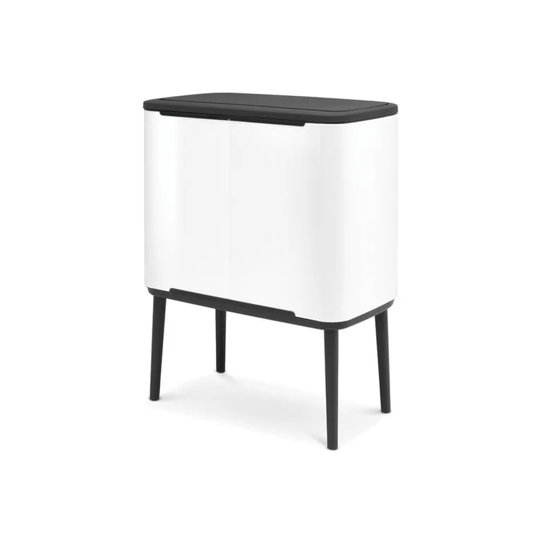 Brabantia Bo Touch Bin, 3x11L, White
