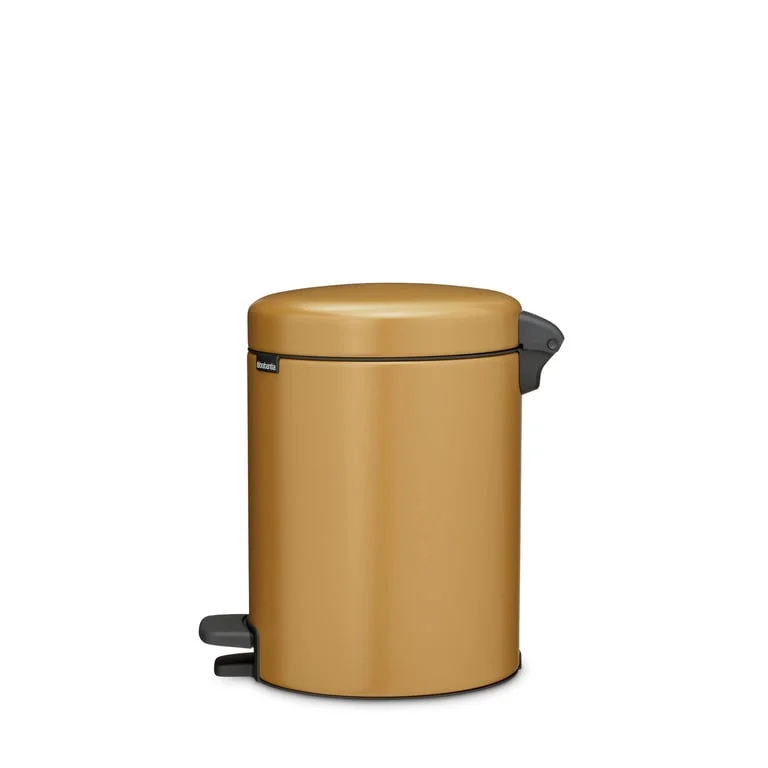Кош за смет с педал Brabantia NewIcon 5L, Warm Gold