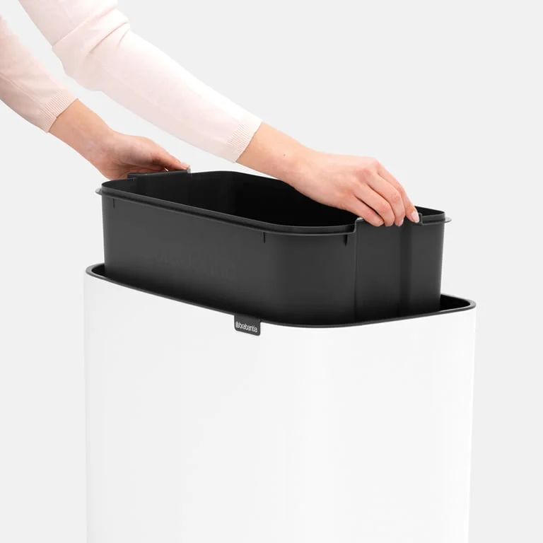 Brabantia Bo Touch Bin, 3x11L, White