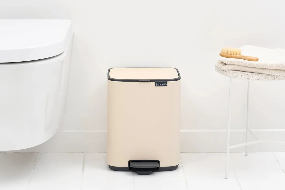 Waste Bin Brabantia Bo Pedal 7L, Soft Beige