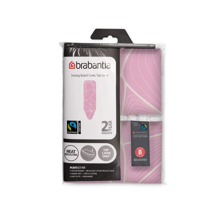 Ironing Table Cover Brabantia B 124x38cm, 2mm Foam, Lilac Waves