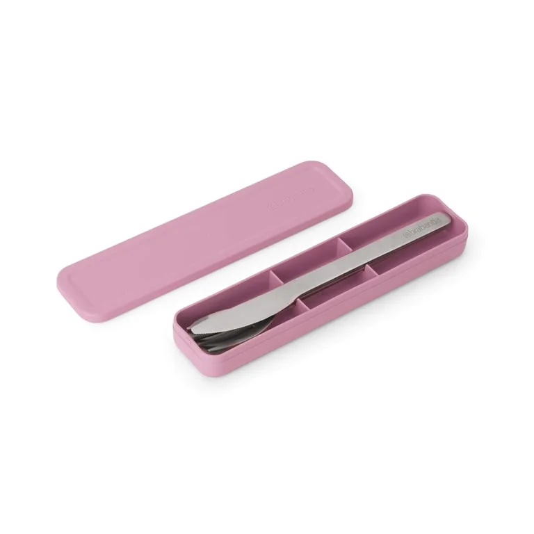 Cutlery Set Brabantia Make&Take Lilac Pink 3 pcs