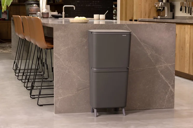 Recycle Bin Brabantia SortUp Hi 20+25L, Dark Grey