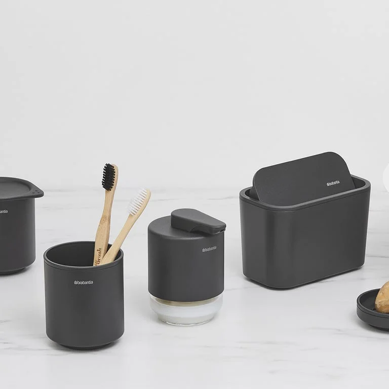 Bathroom Waste Caddy Brabantia MindSet Mineral Infinite Grey