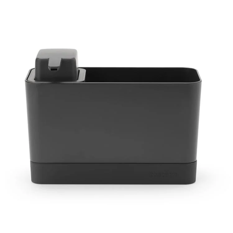 Sink Organiser&Soap Dispenser Brabantia, Dark Grey