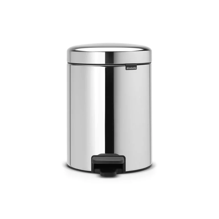 Кош за смет с педал Brabantia NewIcon 5L, Brilliant Steel