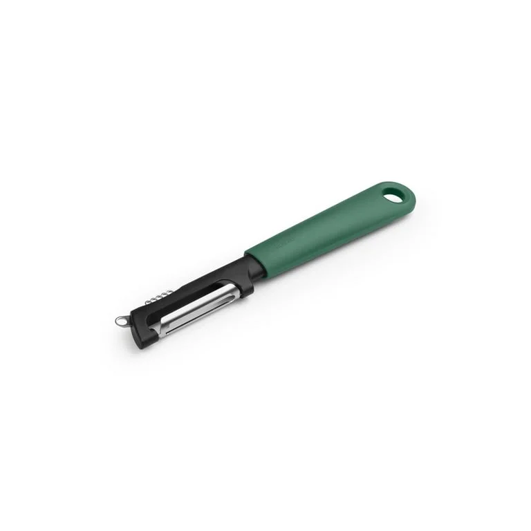Swivel Food Peeler plus Zester Brabantia Tasty+ Fir Green