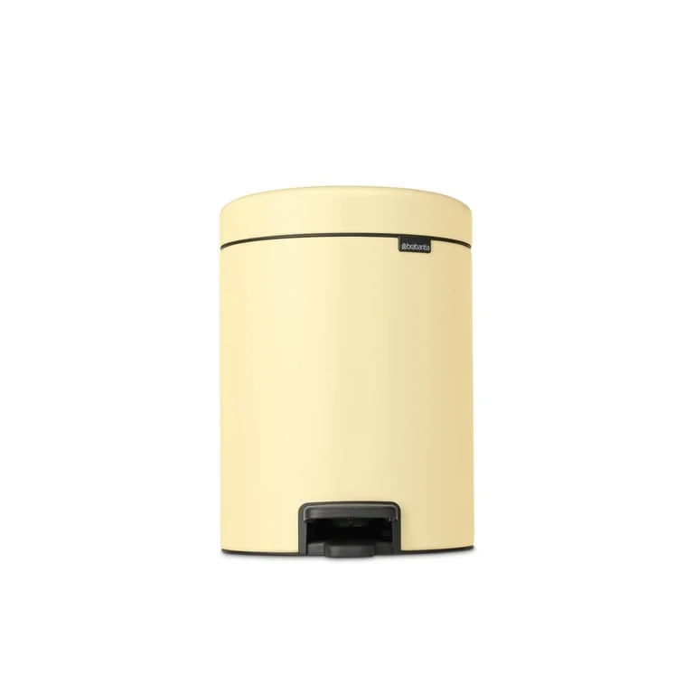 Pedal Waste Bin Brabantia NewIcon 5L, Mellow Yellow