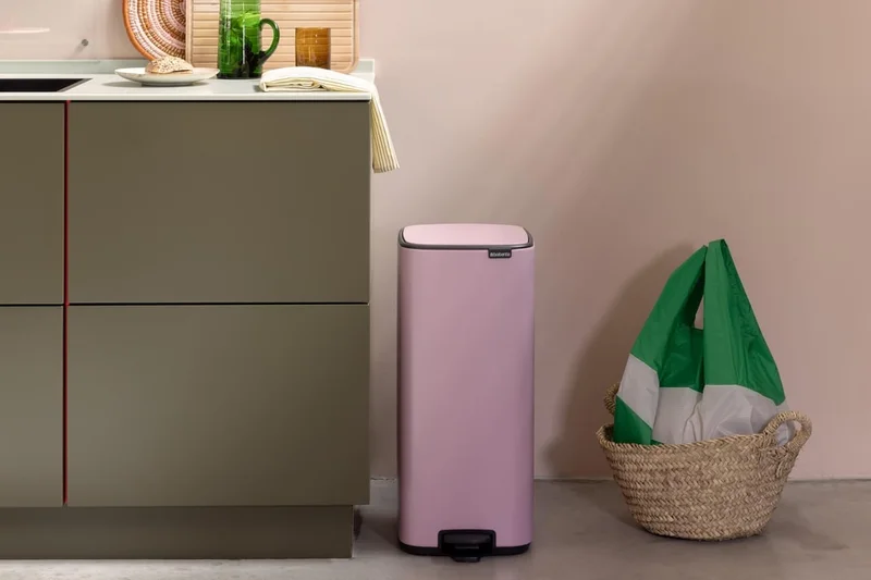 Waste Bin Brabantia Bo Pedal 30L, Lilac Pink