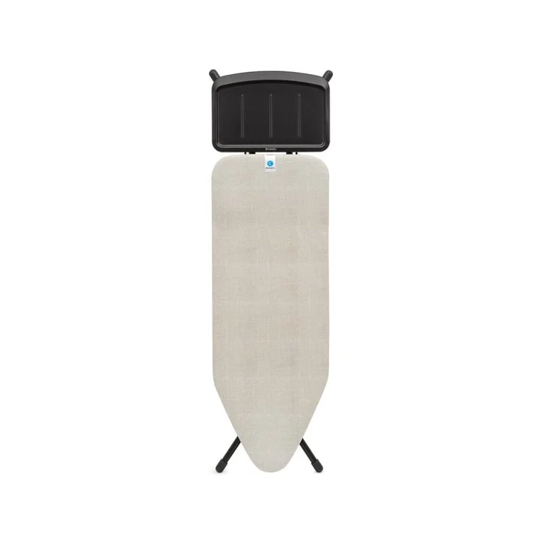 Ironing Board Brabantia C 124x45cm, Solid Steam Unit Holder, Denim Grey
