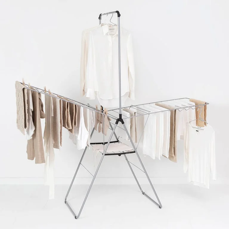 Drying Rack Brabantia Hangon, 25m, Rod, Metallic Grey