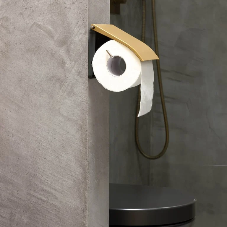 Toilet Roll Hanger Brabantia ReNew Warm Gold