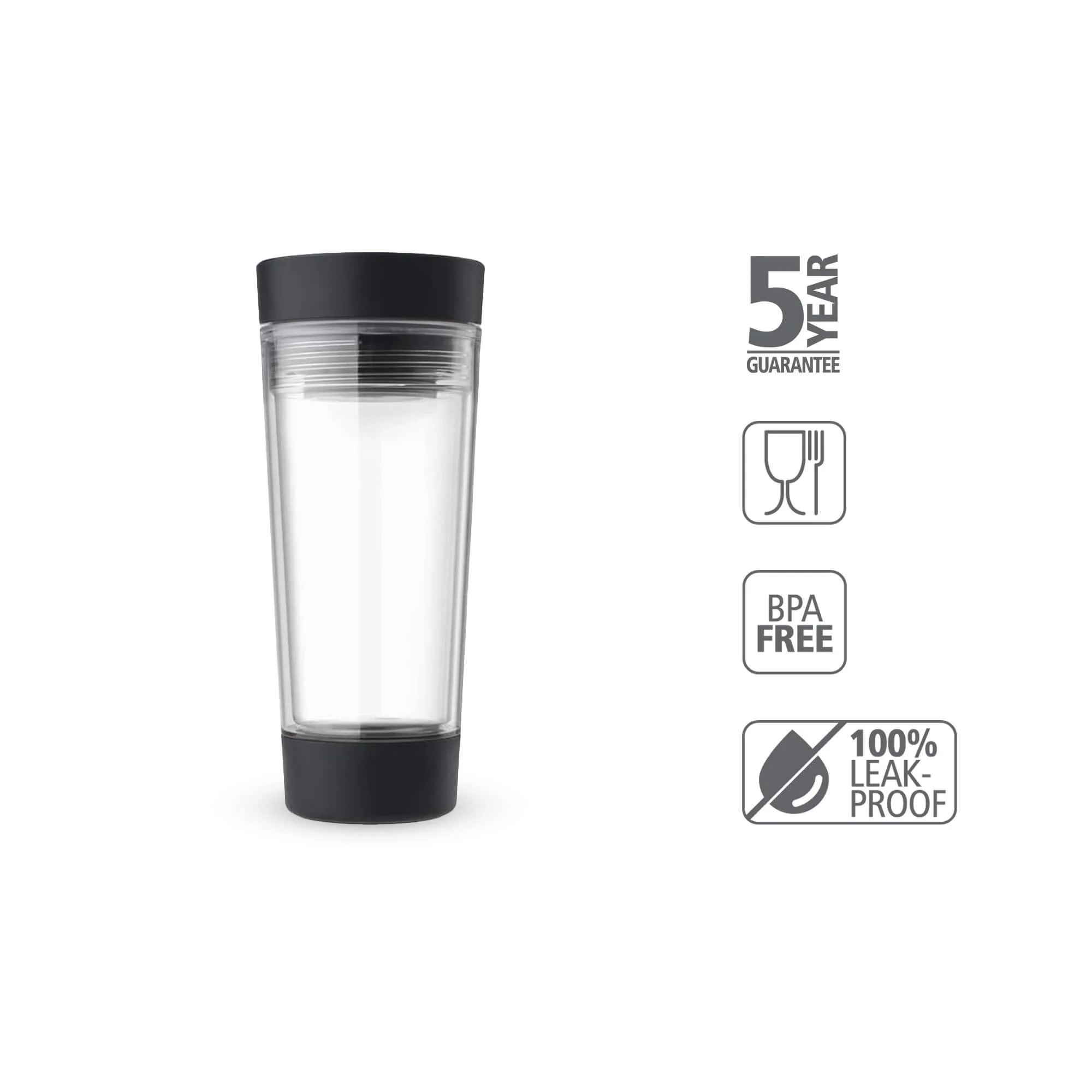 Термо чаша Brabantia Make&Take 360ml Dark Grey, To Go
