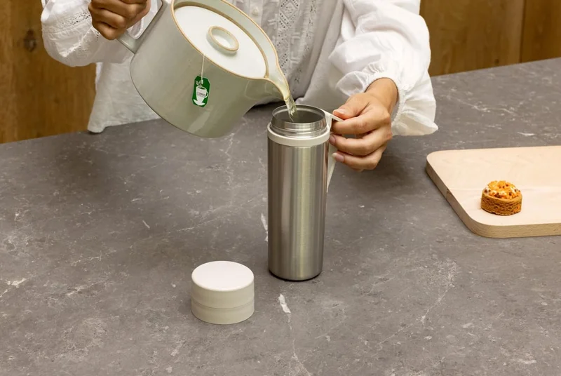 Insulated Flask Brabantia Make & Take 0.5L, Soft Beige