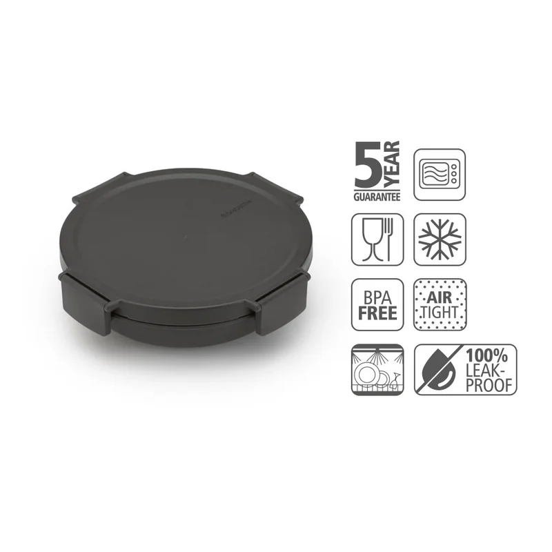 Купа за обяд Brabantia Make&Take 1L, Dark Grey