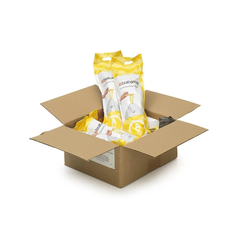 PerfectFit Bags Brabantia Size A, 3L, 200pcs, White, Multipack