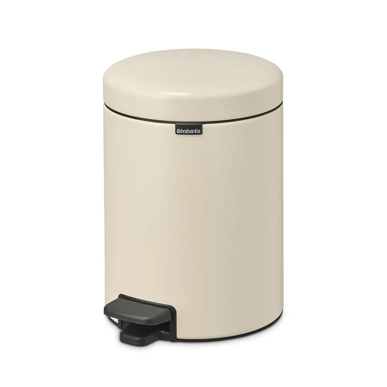 Pedal Waste Bin Brabantia NewIcon 5L, Soft Beige