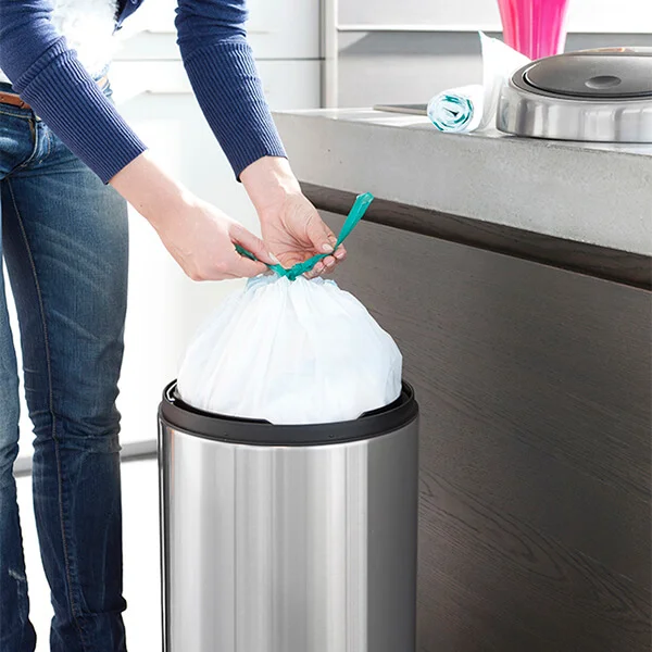 PerfectFit Bags Brabantia Size G, 23-30L, 40 pcs, White