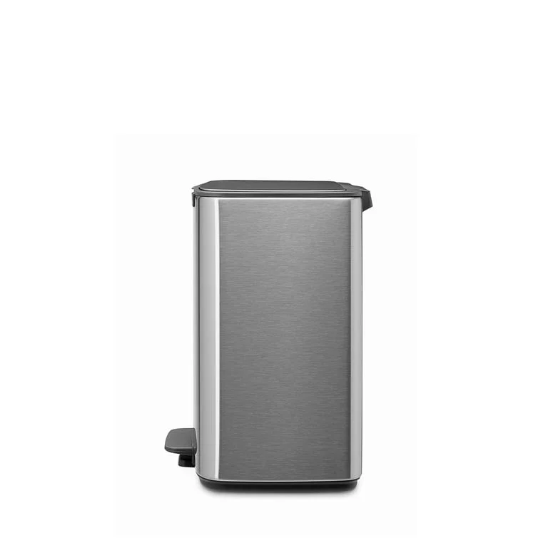 Кош за смет Brabantia Bo Pedal 12L, Matt Steel Fingerprint Proof