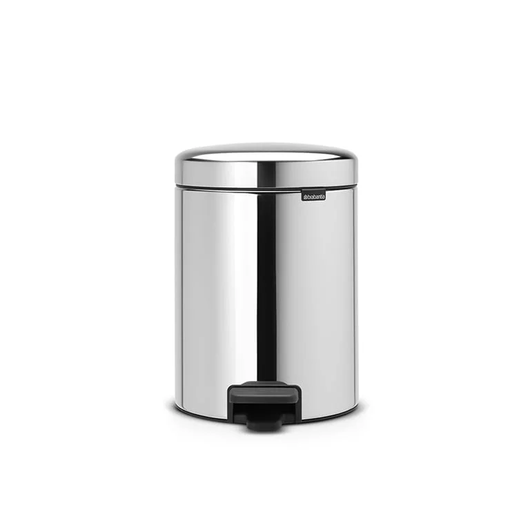 Waste Bin NewIcon Brabantia 5L Brilliant Steel
