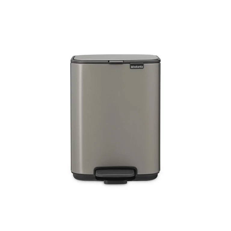 Waste Bin Brabantia Bo Pedal 4L, Platinum