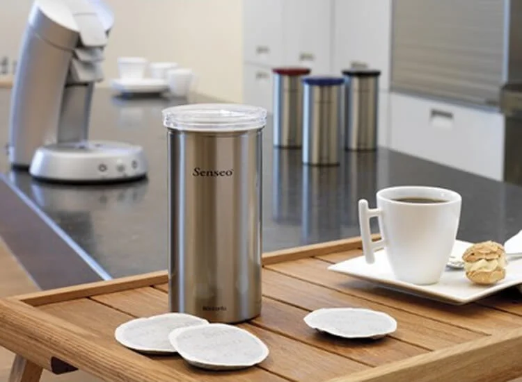 Coffee Pod Canister Brabantia,18pcs capsules, Red