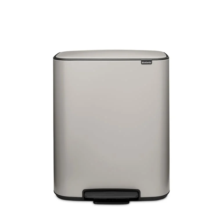 Waste Bin Brabantia Bo Pedal 2x30L, Soft Grey