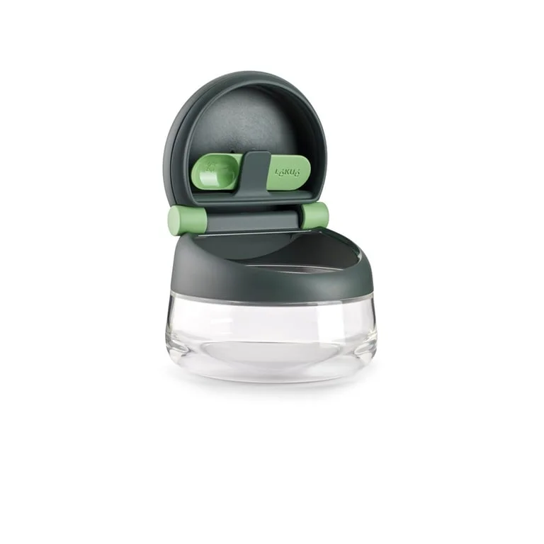 Salt Cellar Lekue Ø12.4xH10.1cm with spoon