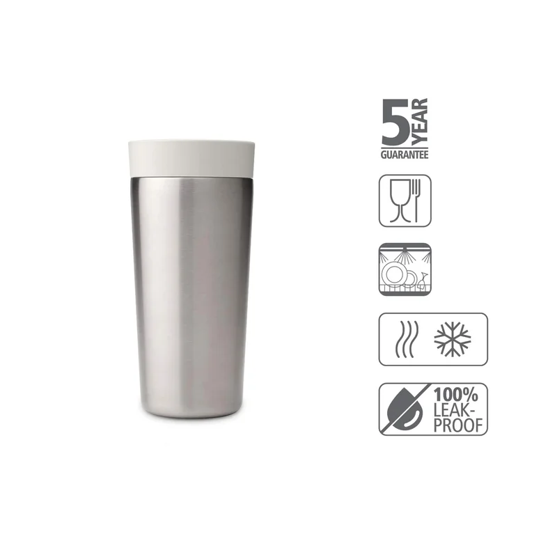 Термо чаша Brabantia Make&Take 360ml Light Grey