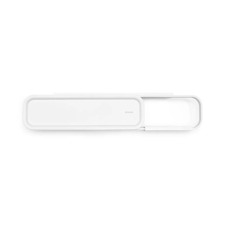 Toilet Roll Holder with Shelf Brabantia MindSet Mineral Fresh White