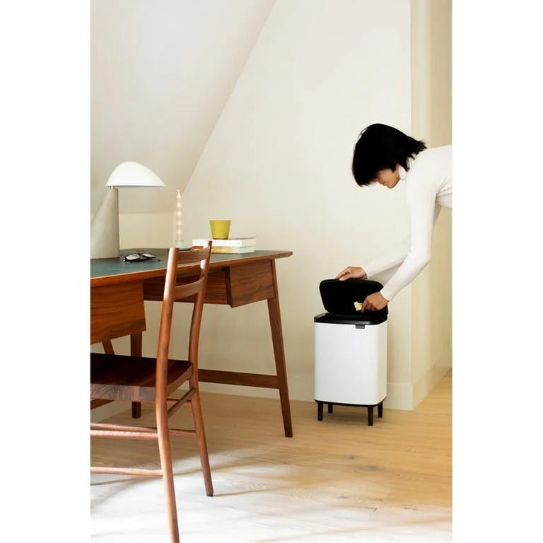 Waste Bin Brabantia Bo Small Hi 12L, White