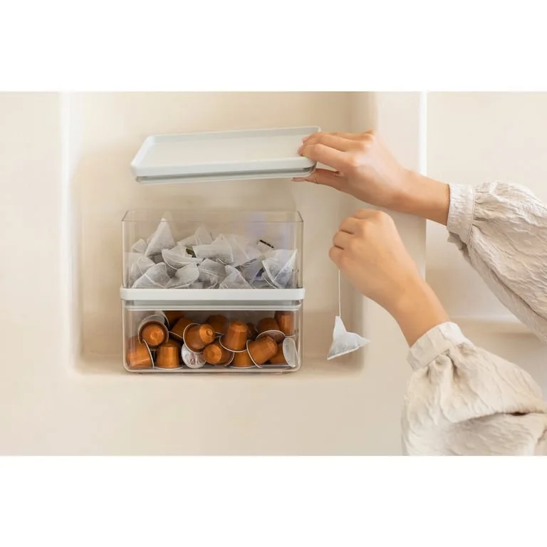 Canister Brabantia Tasty+ Stackable 1.5L, Light Grey