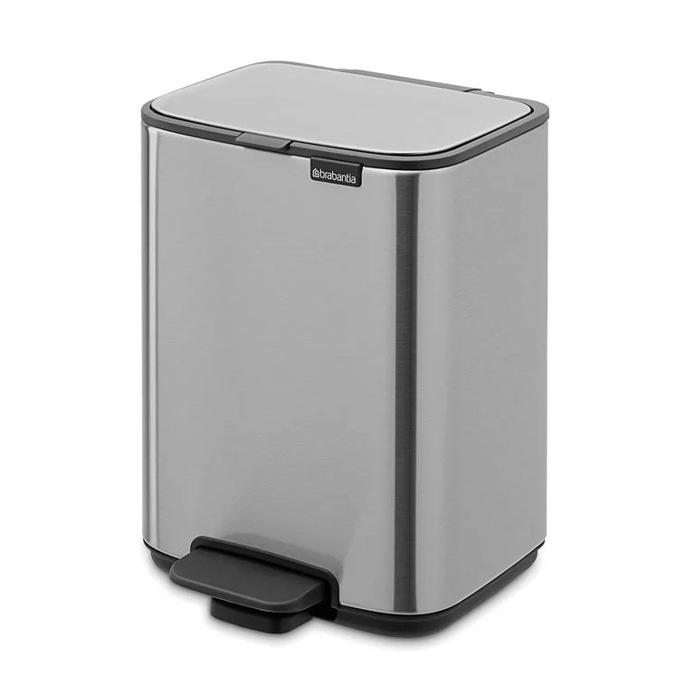 Кош за смет Brabantia Bo Pedal 4L, Matt Steel Fingerprint Proof