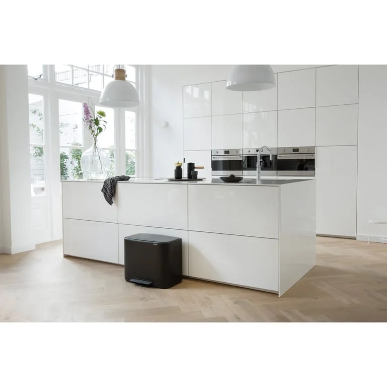Brabantia Bo Pedal Bin, 36L, Matt Black