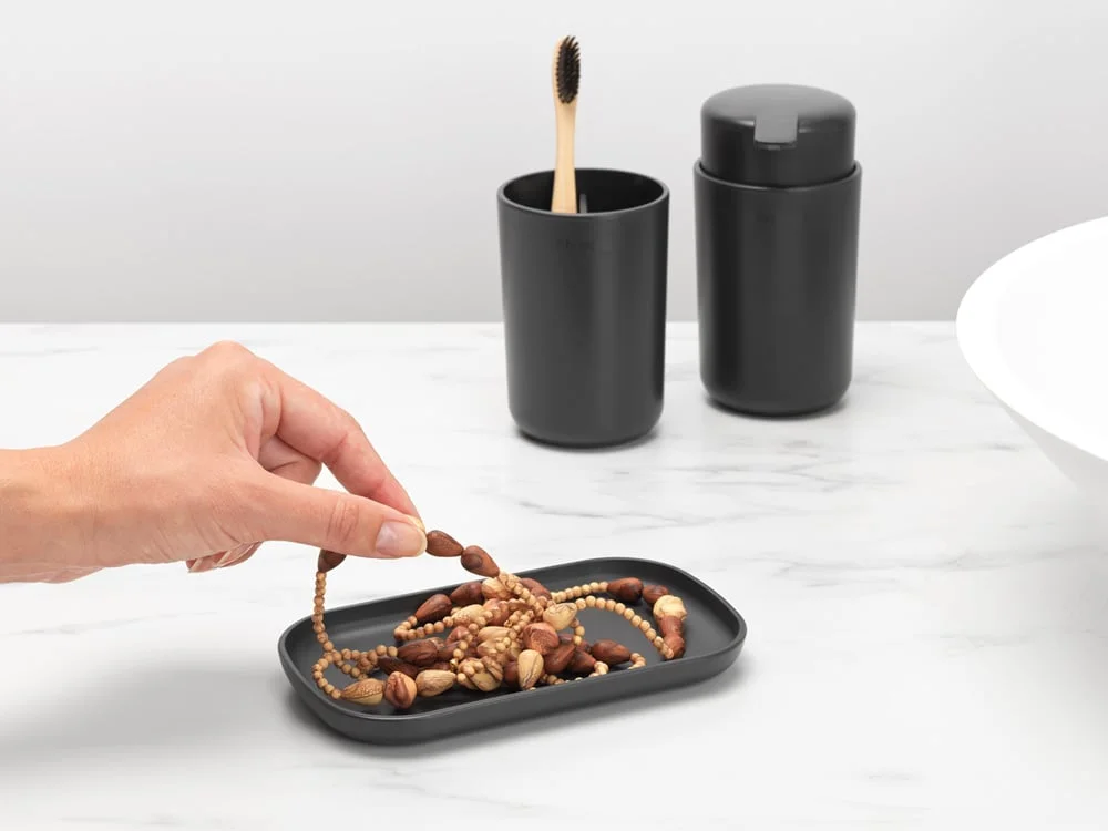 Комплект аксесоари за баня Brabantia ReNew Dark Grey 3 части