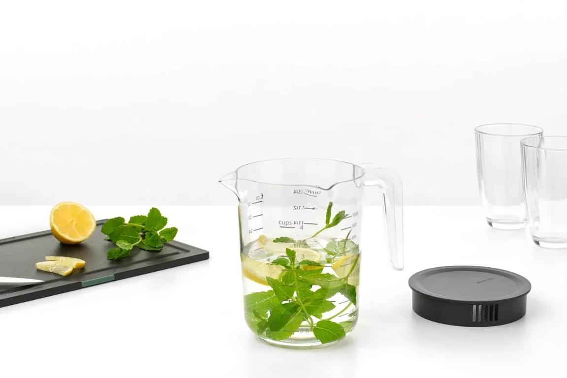 Measuring Jug Set Brabantia Tasty+ Dark Grey, 2 pcs