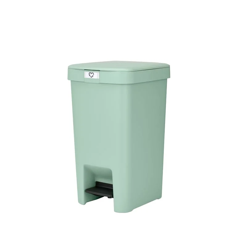 Кош за смет с педал Brabantia StepUp 16L, Jade Green