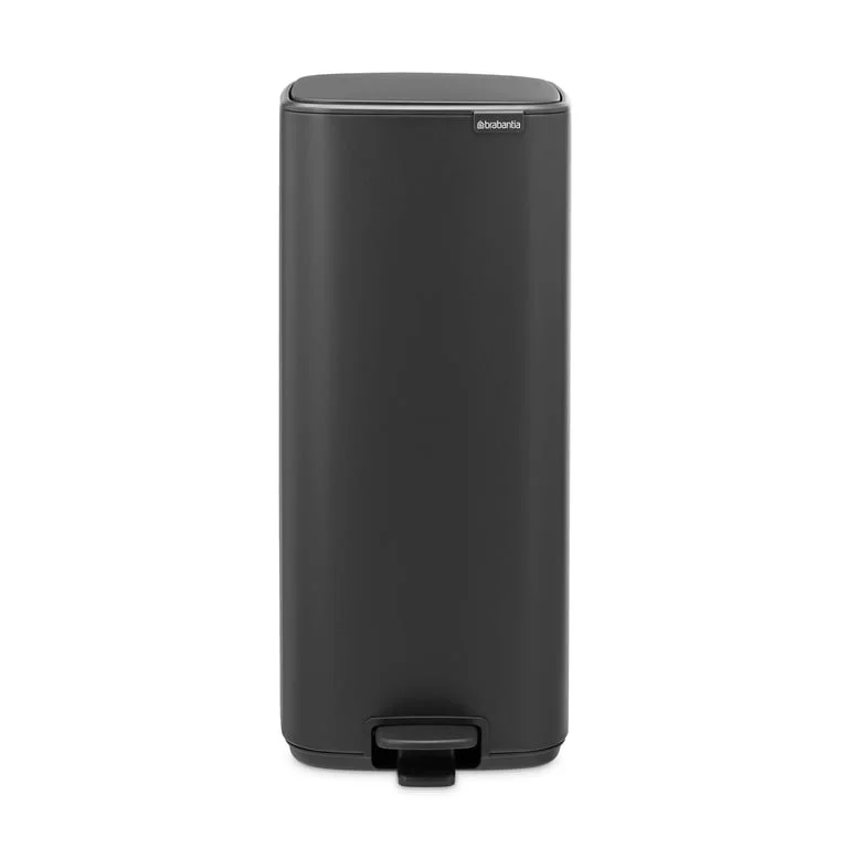 Waste Bin Brabantia Bo Pedal 30L, Mineral Infinite Grey