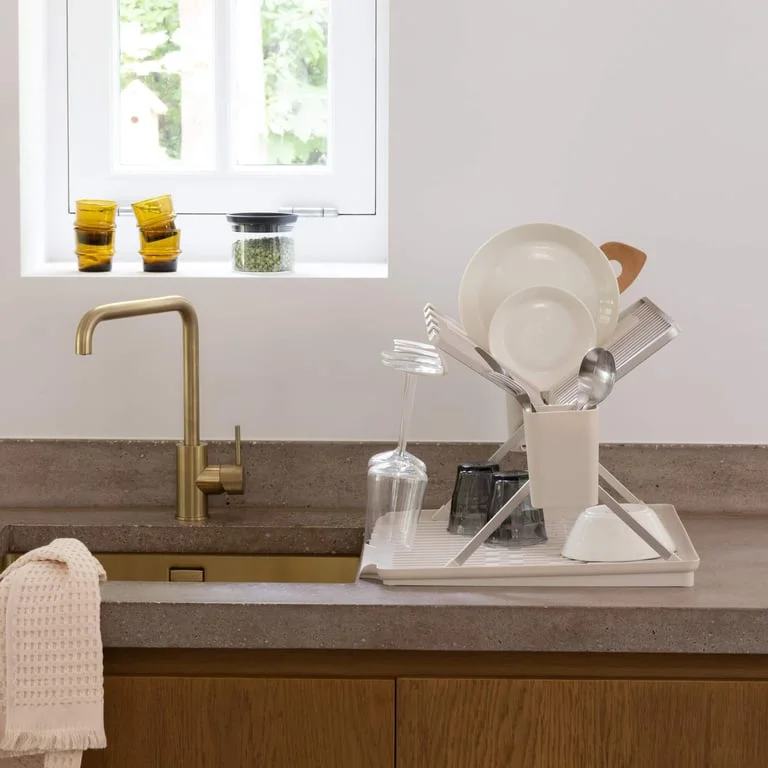 Foldable Dish Rack Brabantia, Soft Beige, Large