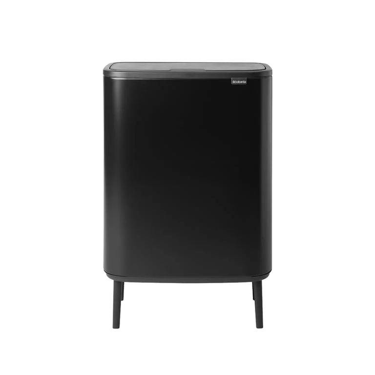 Bo Touch Bin Hi Brabantia, 60 litre, Plastic Bucket Matt Black
