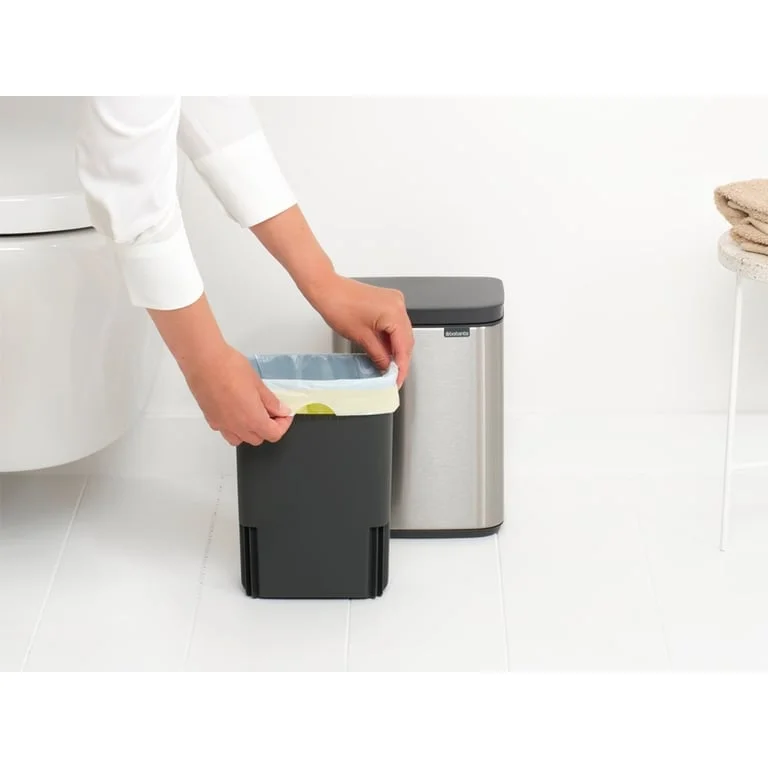 Кош за смет Brabantia Bo Small 4L, Matt Steel Fingerprint Proof