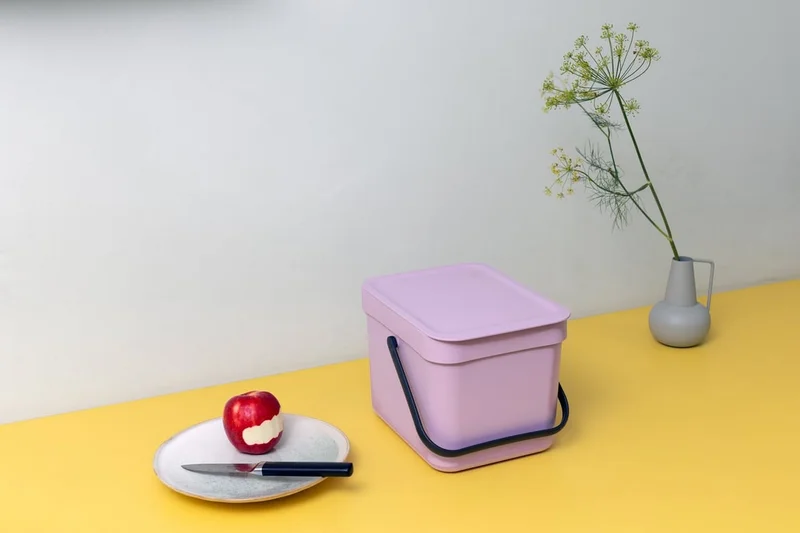 Waste Bin Separation Basket Brabantia Sort&Go 6L, Lilac Pink