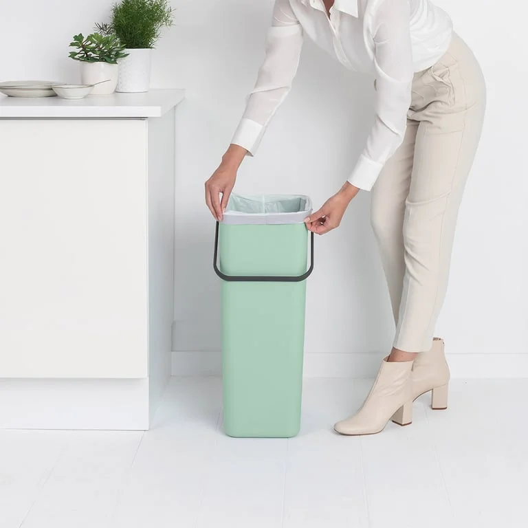 Waste Bin Brabantia Sort&Go 40L, Jade Green