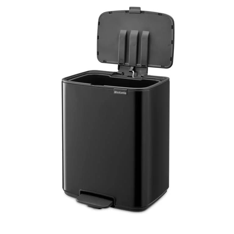 Кош за смет Brabantia Bo Pedal 12L, Matt Black