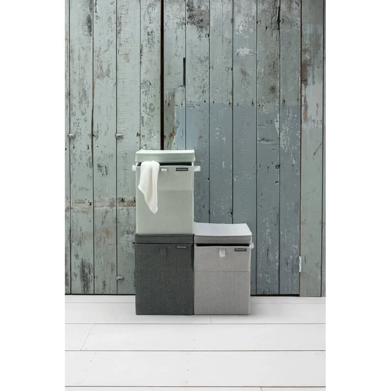 Stackable Laundry Box Brabantia Linn, 35L, Pepper Black