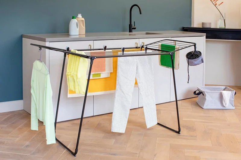 Сушилник за дрехи Brabantia Hangon Too 18m, Matt Black