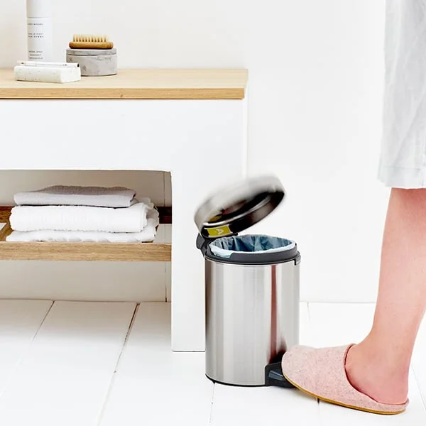 Кош за смет с педал Brabantia NewIcon 3L, Matt Steel